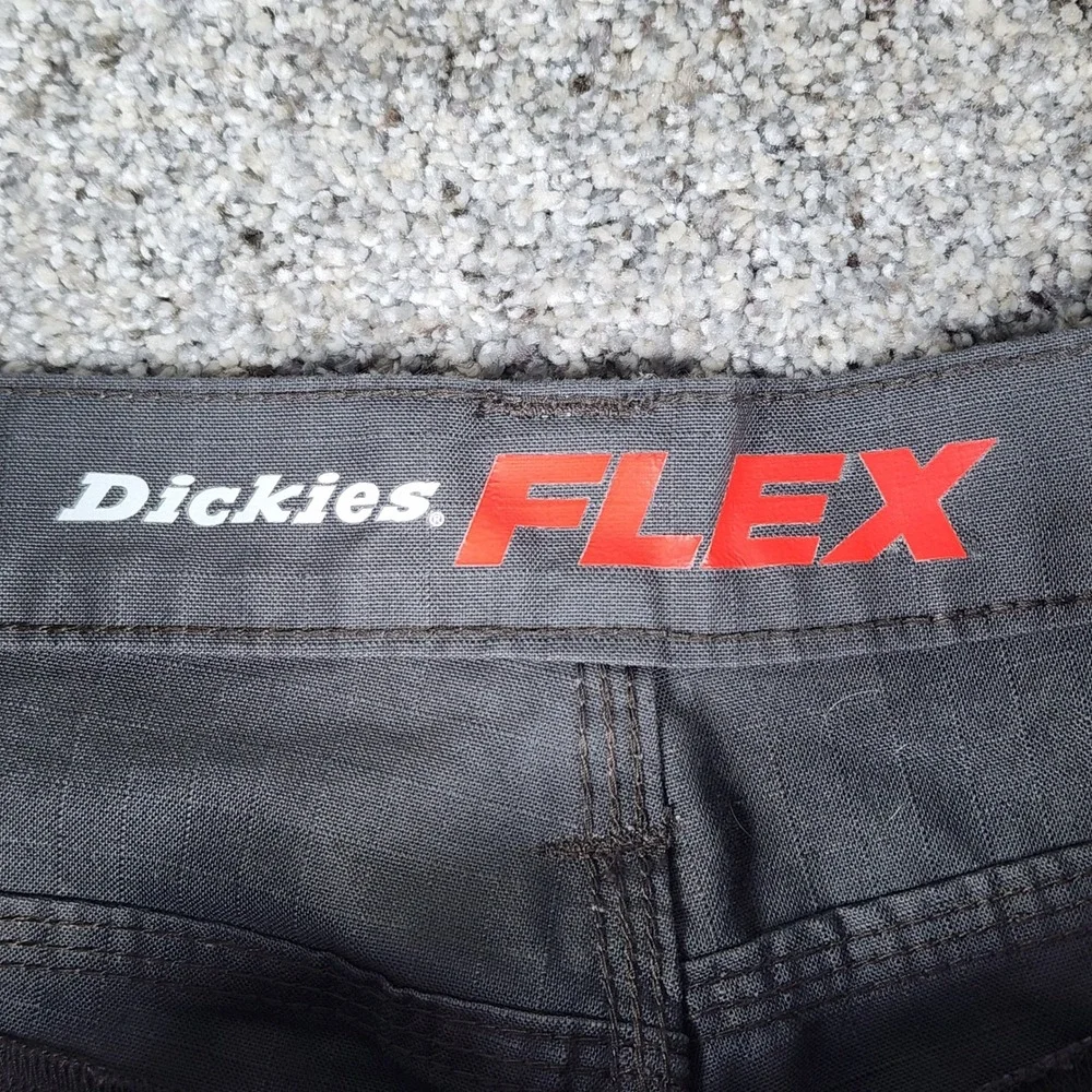 Dickies Cargo Pants Mens 30x32 Relaxed Fit Flex Ripstop Double Knee Grey NWOT